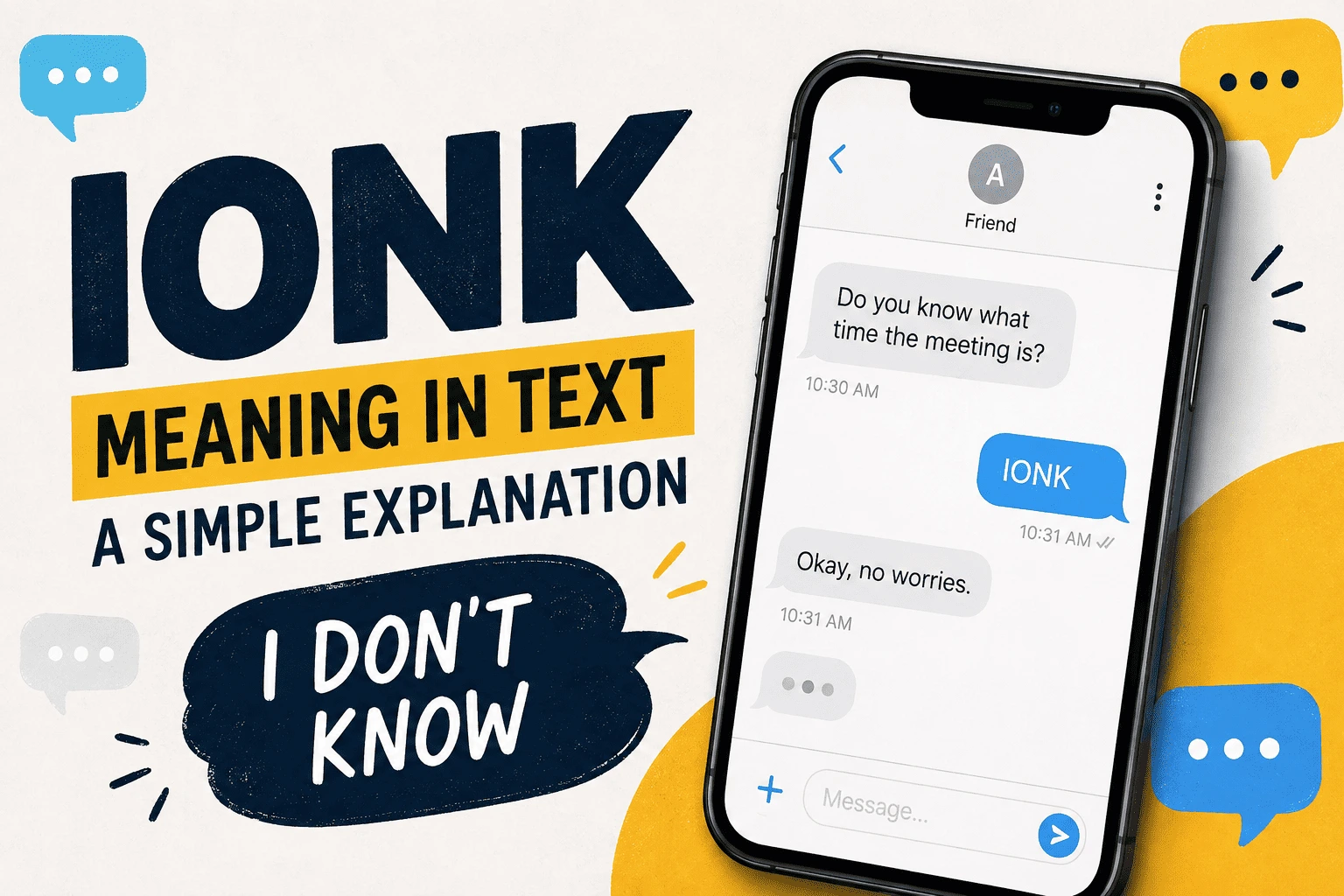 ionk mean in text
