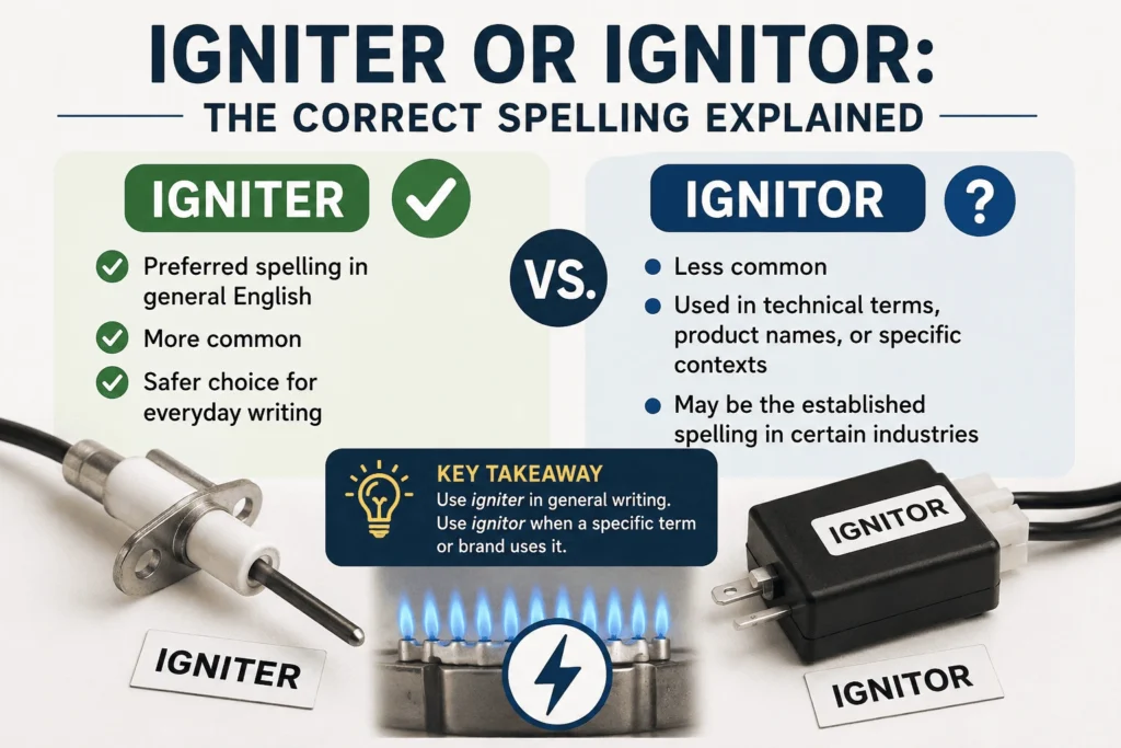 Igniter or Ignitor