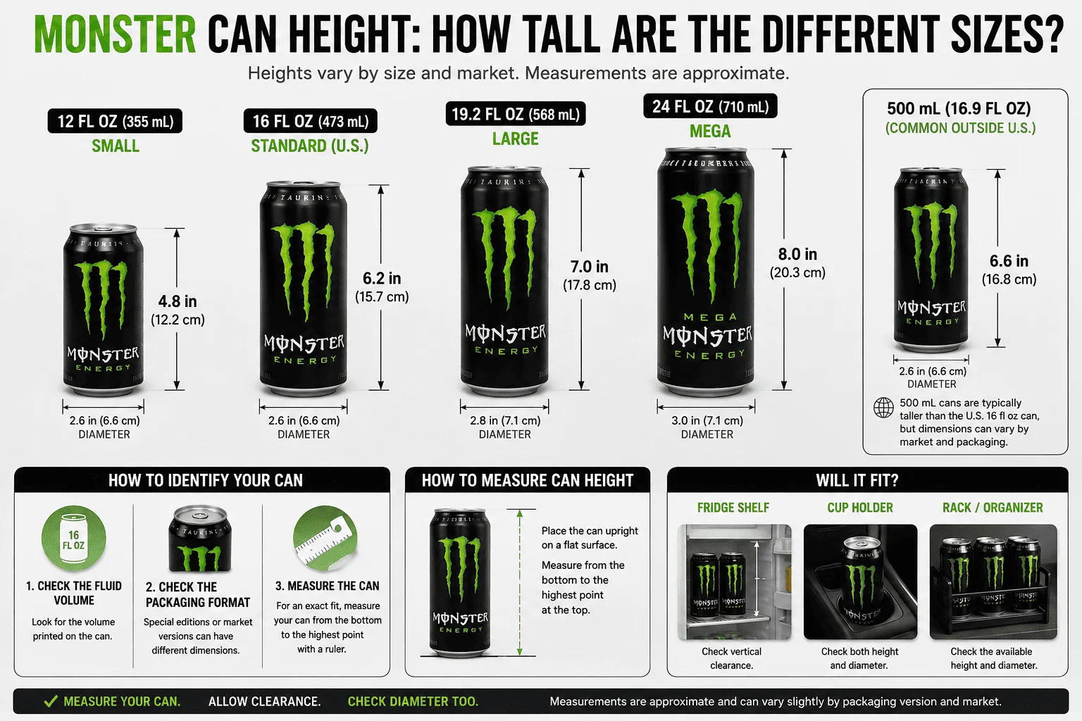 monster can height
