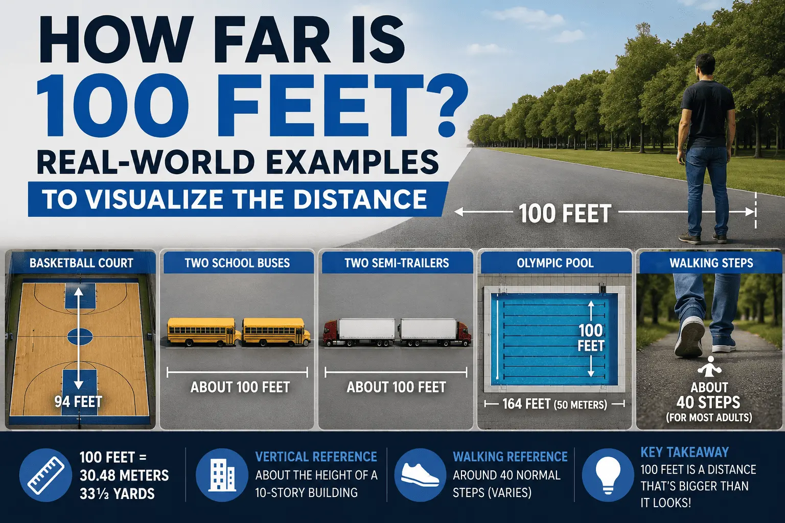 How Far Is 100 Feet